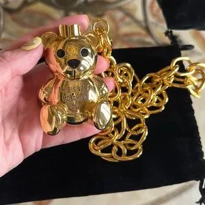 ヘアアクセサリー Moschino Teddy Bear Hair Pin Moschino TEDDY BEAR HAIR PIN | REVERSIBLE
